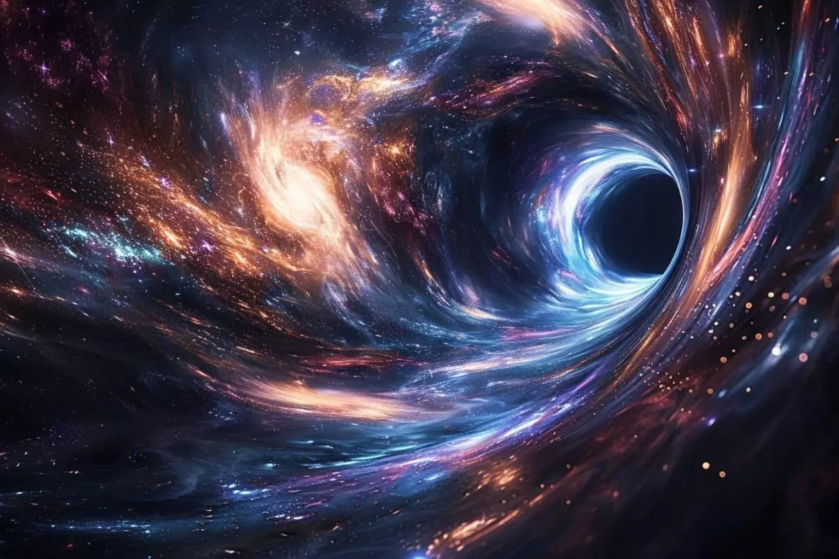 Ce trou noir dévorant cache-t-il un passage secret vers un univers parallèle ? Découvrez ce mystère fascinant !