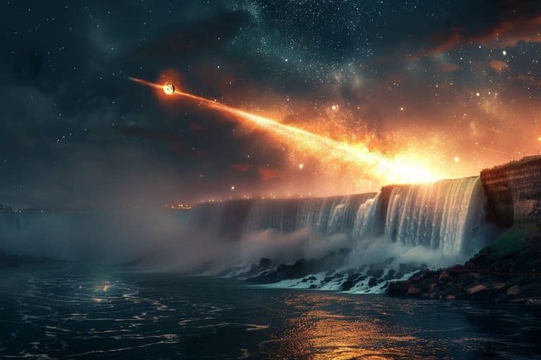 Un météore « boule de feu » explose au-dessus des chutes du Niagara : le plus petit astéroïde jamais observé