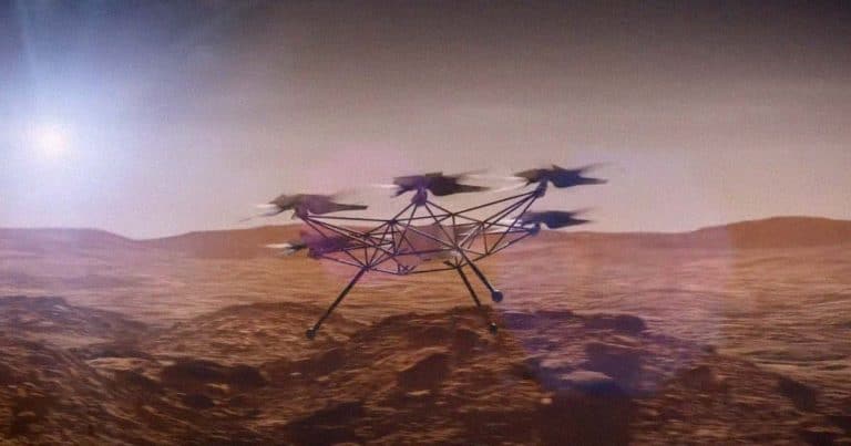 La NASA dévoile cet hélicoptère martien de la taille d’un SUV avec six rotors, prêt à révolutionner l’exploration spatiale