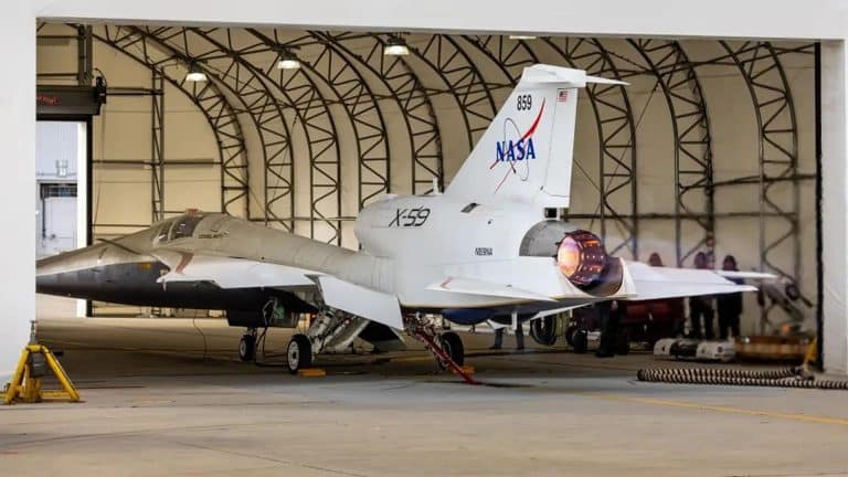 Le X-59 de la NASA franchit ce cap supersonique avec son tout premier test complet de postcombustion