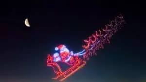 Ce show de Noël texan bat tous les records : 5 000 drones illuminent le ciel pour un spectacle à couper le souffle