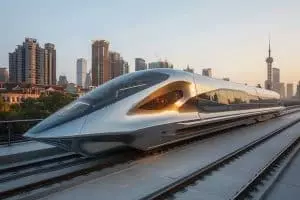 Découvrez cette révolution ferroviaire : le train chinois supersonique à 5G défie la science-fiction !