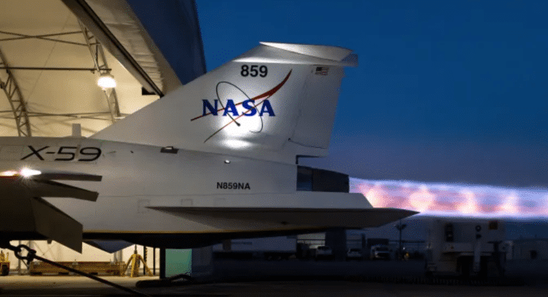 Cet avion supersonique X-59, le plus silencieux de l’histoire, est prêt à voler et va enterrer le Concorde à jamais