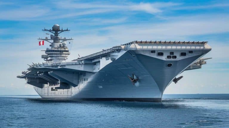 Avec ses 80 000 tonnes de puissance, ce colosse des mers devient le plus grand porte-avions jamais construit en Europe