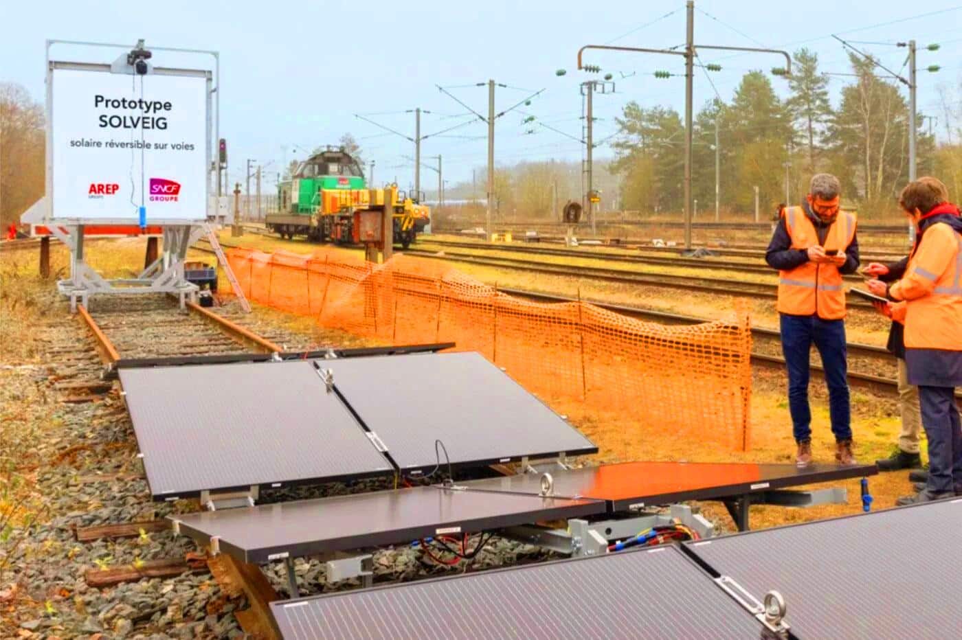 La SNCF mise sur des panneaux solaires sur des voies ferrées abandonnées pour réinventer l’énergie propre en France