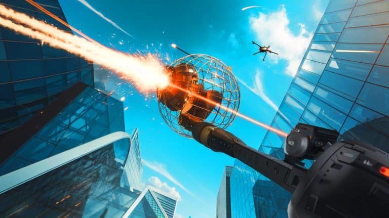 Ce système abat les drones comme des mouches avec ses eMissiles filant à la vitesse des voitures de course
