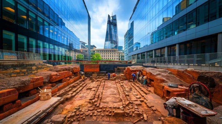 Un bâtiment de Londres cache une basilique romaine géante : ce vestige de Londinium, grand comme un terrain de foot, refait surface