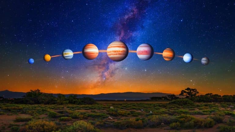 Un spectacle céleste rare : cette semaine, 7 planètes s’alignent dans le ciel, un événement à ne pas manquer