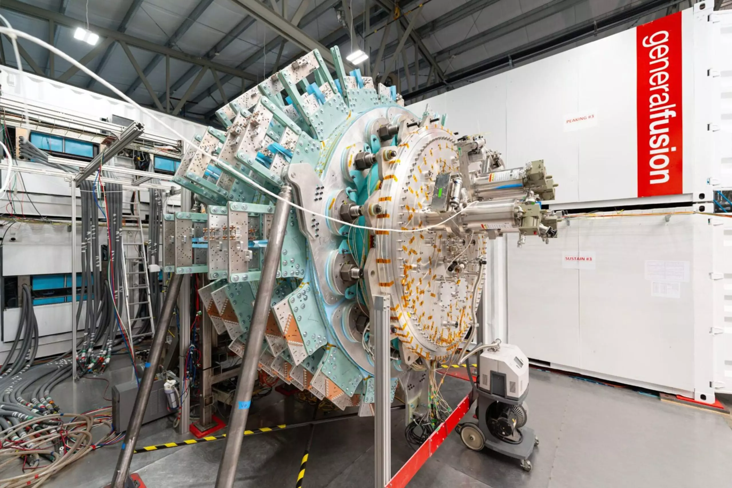 Le prototype de réacteur LM26 de General Fusion est en développement depuis 16 mois.