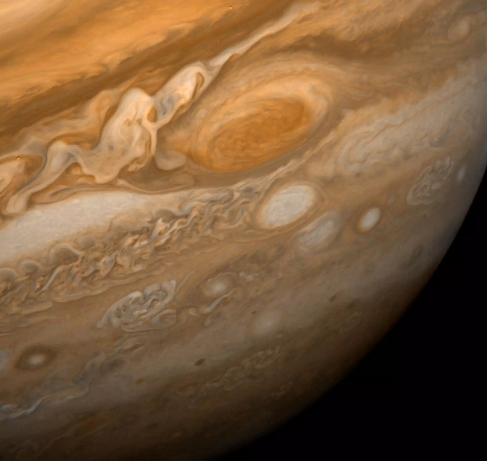 Vue de Jupiter capturée par Voyager 1