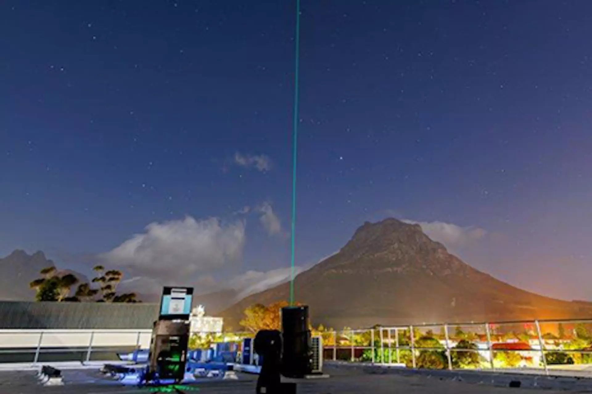 La station au sol située à Stellenbosch