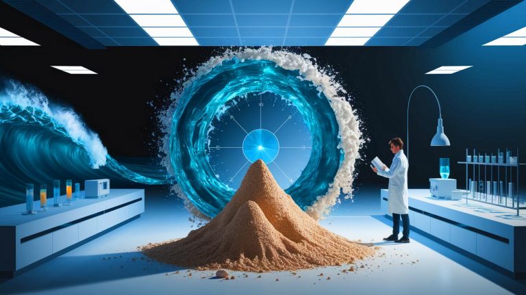 Du sable sans sable : ce nouveau matériau issu d’eau de mer, d’électricité et de CO₂ pourrait bouleverser l’industrie du ciment