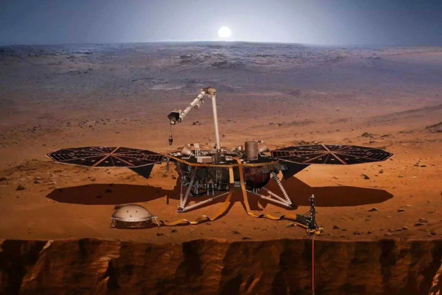 Sonde Insight de la NASA sur Mars