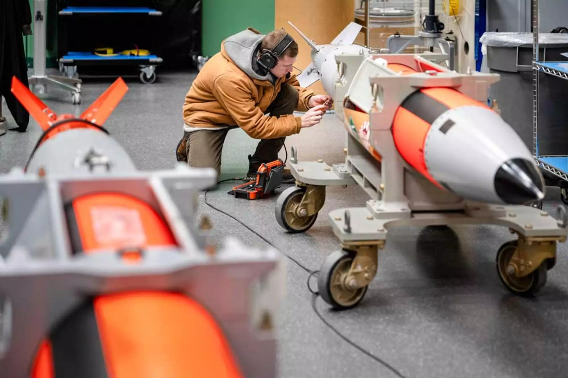 La préparation du B61-13 pour des essais