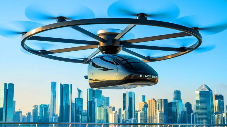 « Voici Blackbird, votre taxi du futur » : ce véhicule volant pivote à 360° grâce à un système de propulsion inédit qui bouleverse l’aviation personnelle