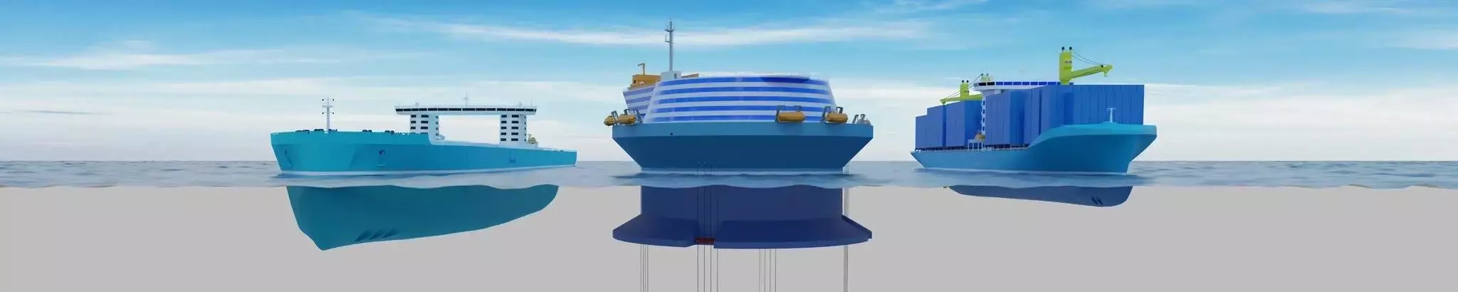 Trois sections de centrales nucléaires flottantes pour produire du carburant