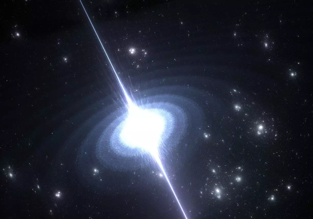 étoile à neutrons en rotation