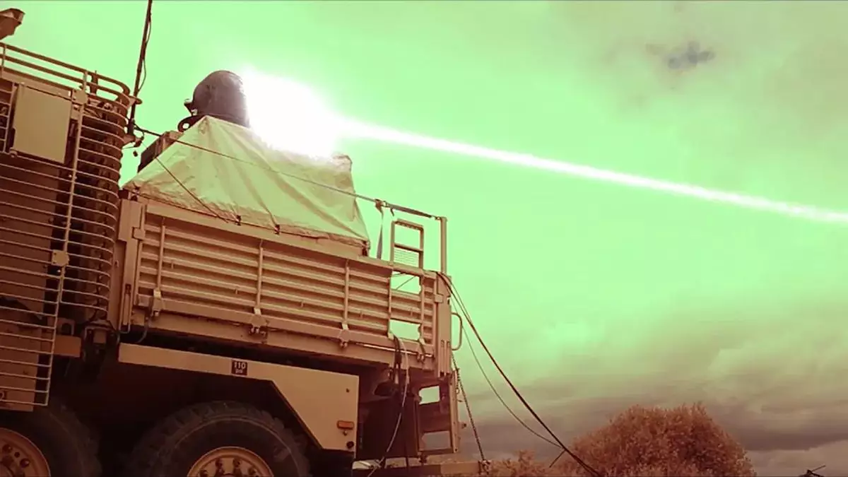 Canon à rayon laser