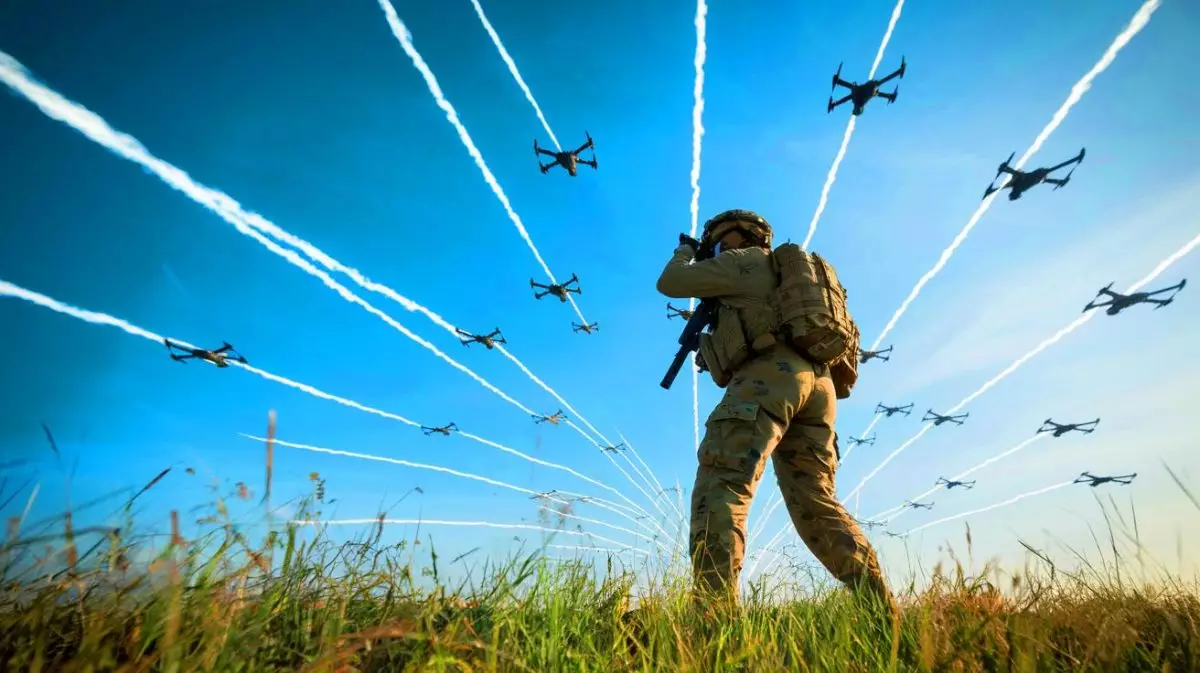 « Nous pulvérisons 100 drones avec une technologie de 12 centimes » : l’armée britannique crée la stupeur avec une arme invisible dévastatrice