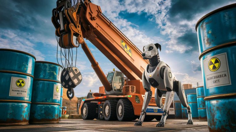 « Nous reprenons le contrôle grâce à un chien robot » : une machine quadrupède réactive un bras manipulateur enfoui dans les déchets radioactifs d’un site nucléaire abandonné