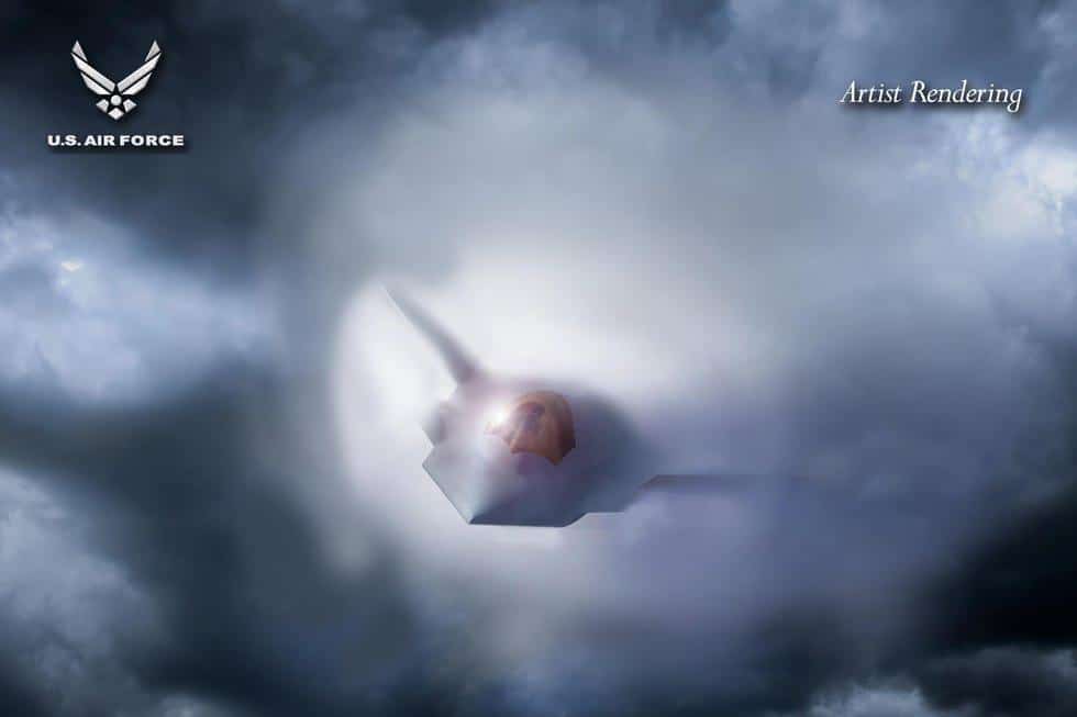 Représentation de la plateforme de domination aérienne de nouvelle génération dans les nuages
