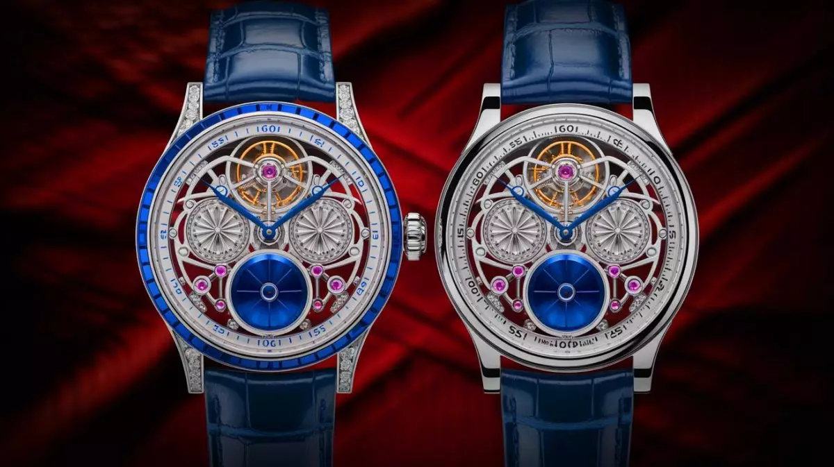 Illustration de la montre Les Cabinotiers Solaria Ultra Grande Complication de Vacheron Constantin. Image réalisée par IA.
