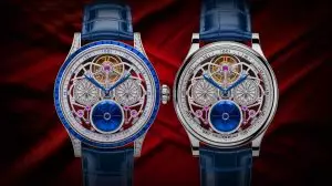 Illustration de la montre Les Cabinotiers Solaria Ultra Grande Complication de Vacheron Constantin. Image réalisée par IA.