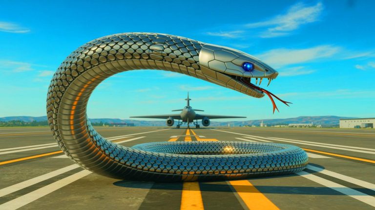 L’US Air Force va utiliser un incroyable robot-serpent créé par des étudiants pour éloigner les animaux indésirables