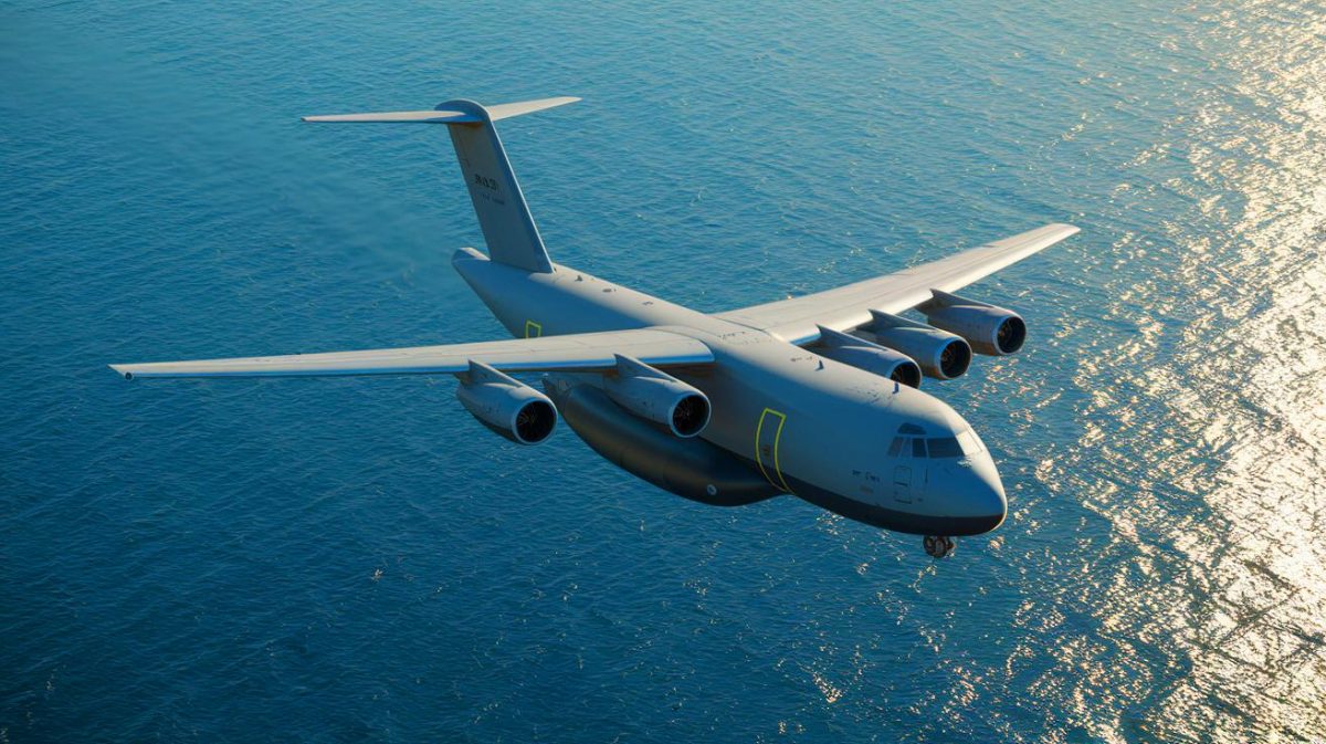Illustration de l'hydravion AG600, le plus grand hydravion civil du monde, certifié par la Chine (création par IA, illustration non réaliste). Crédit : Ideogram.