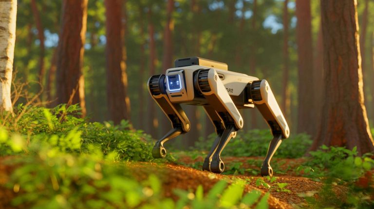 « Ce chien robot sent et entend comme un humain » : l’invention de Duke qui traverse les forêts sans faillir