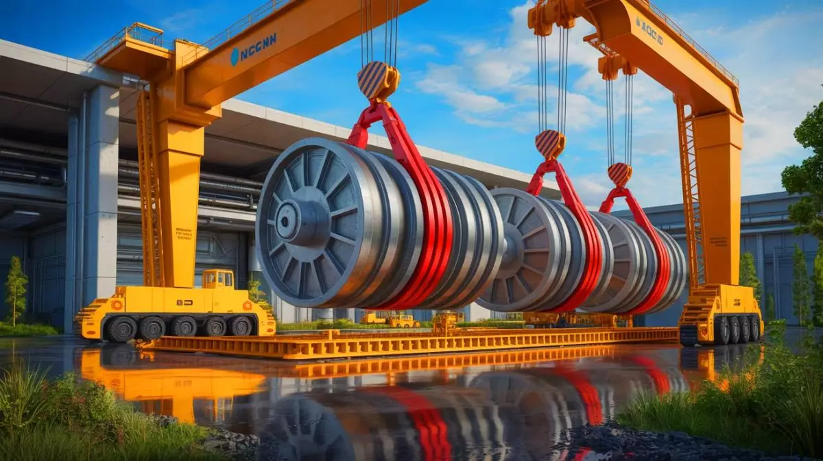 Illustration de la technologie de stockage d'énergie gravitaire exploitant le potentiel de la gravité. Image réalisée par IA.