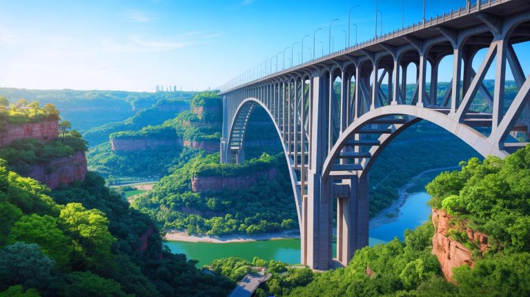 La Chine défie la gravité : un pont colossal de 625 mètres s&rsquo;élève tandis que d&rsquo;autres géants de béton impressionnent le monde entier
