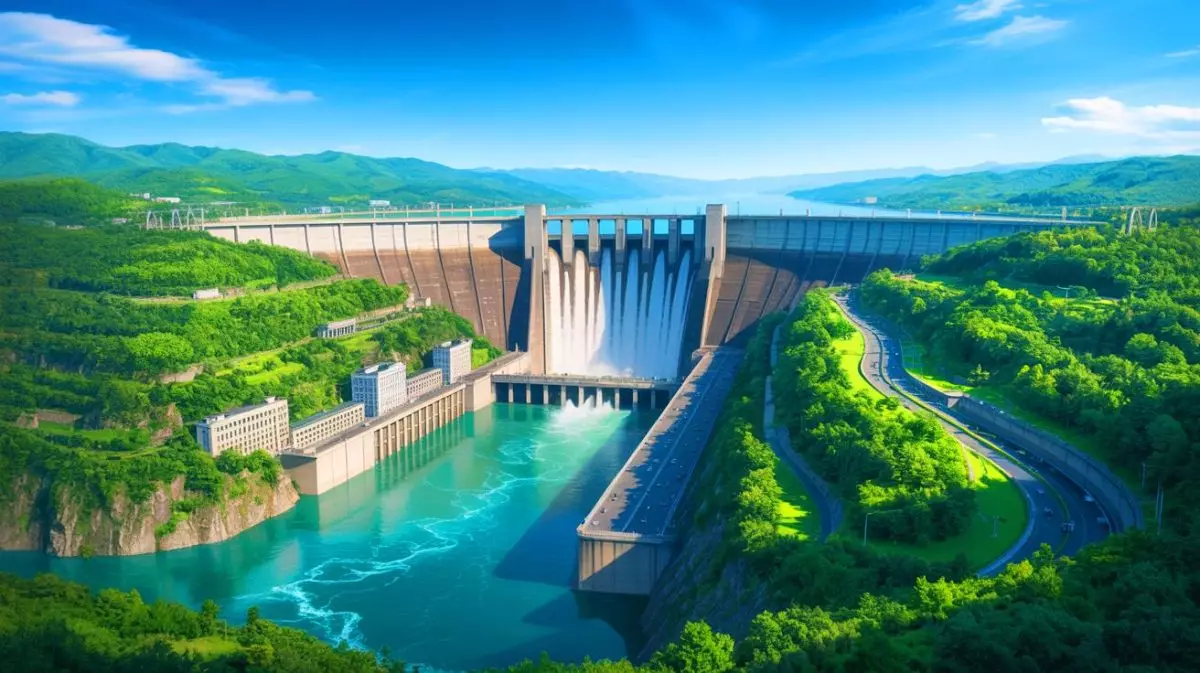 Illustration de l'impact potentiel des infrastructures humaines sur la rotation de la Terre. Image réalisée par IA.