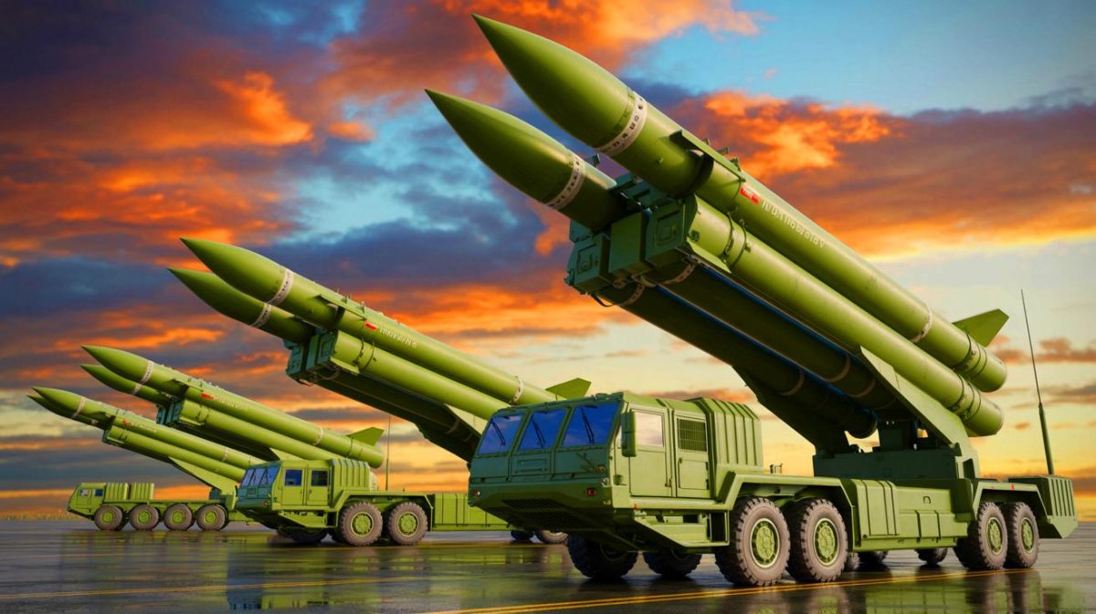 Illustration de la batterie de missiles hypersoniques Dark Eagle des États-Unis. Image réalisée par IA.