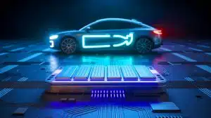 Illustration de la nouvelle méthode de synthèse des cathodes à gradient de concentration pour batteries, générée par intelligence artificielle.