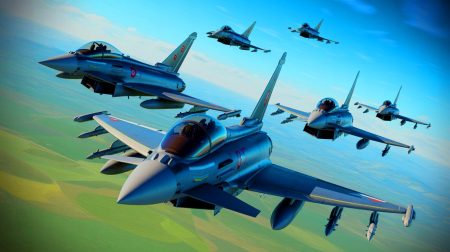 Illustration de la modernisation de la flotte aérienne turque avec les Eurofighter Typhoon.