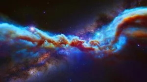 Illustration de la découverte d'un nuage moléculaire géant dans la Voie lactée. Image réalisée par IA.