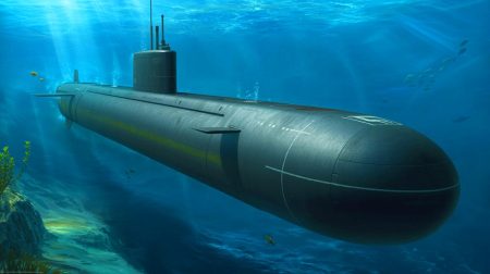 Illustration de la stratégie navale chinoise avec le sous-marin nucléaire Type 094A.