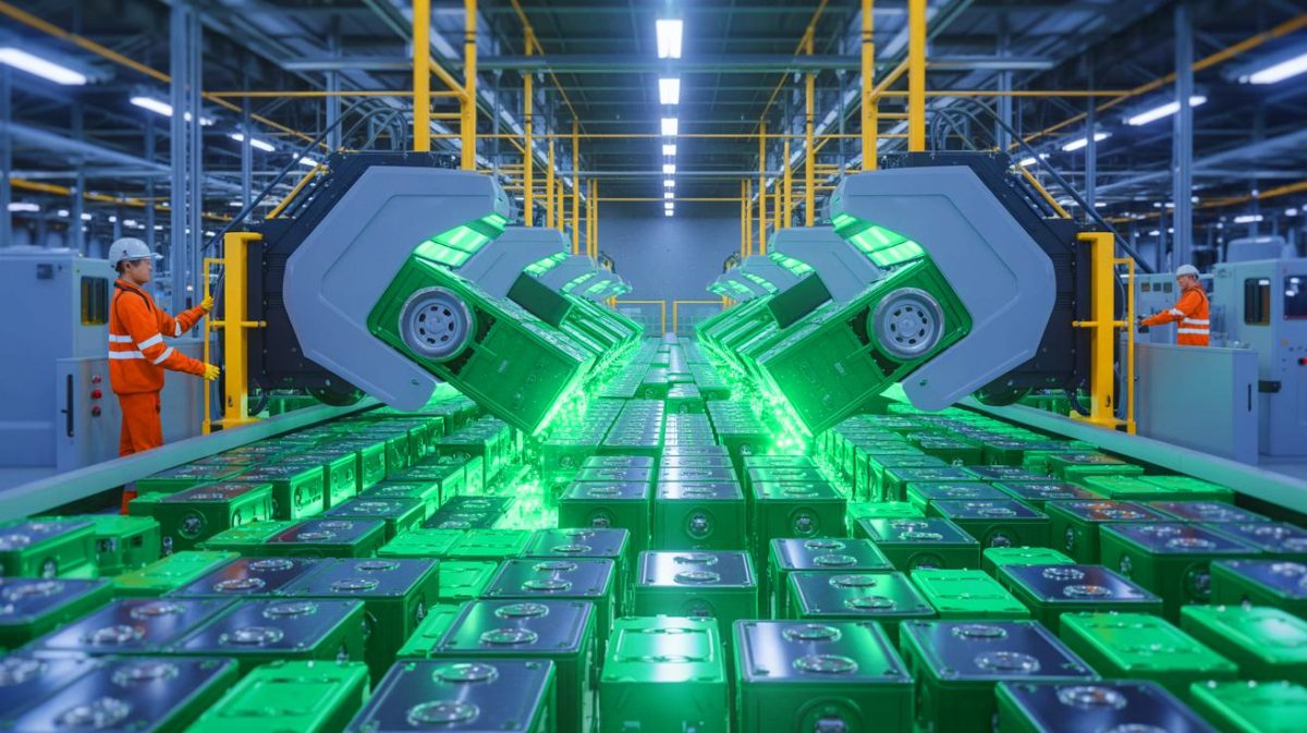 Illustration de l'extraction innovante de lithium pur à partir de batteries usagées par deux entreprises européennes.