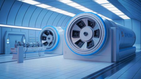 Illustration de l'installation CHIEF à Hangzhou, un centre de recherche avancé en hypergravité.