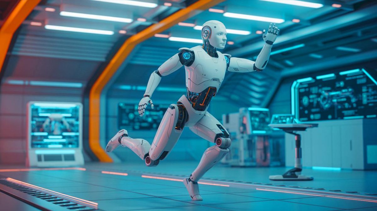 Illustration de l'innovation de Unitree Robotics avec le lancement du robot humanoïde R1 à un prix compétitif.