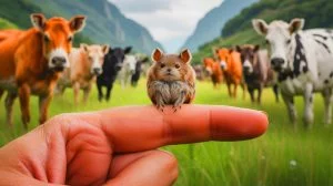 Illustration de l'évolution et de l'adaptation des plus petits mammifères à travers les âges.