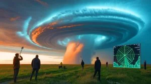 Illustration de nuages rouleaux annonçant l'arrivée de phénomènes météorologiques extrêmes.