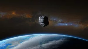 Illustration de l'impact potentiel de l'astéroïde Bennu sur le climat terrestre en 2182.