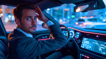 Illustration de l'erreur d'une intelligence artificielle ayant conduit à une amende injustifiée pour un conducteur néerlandais.