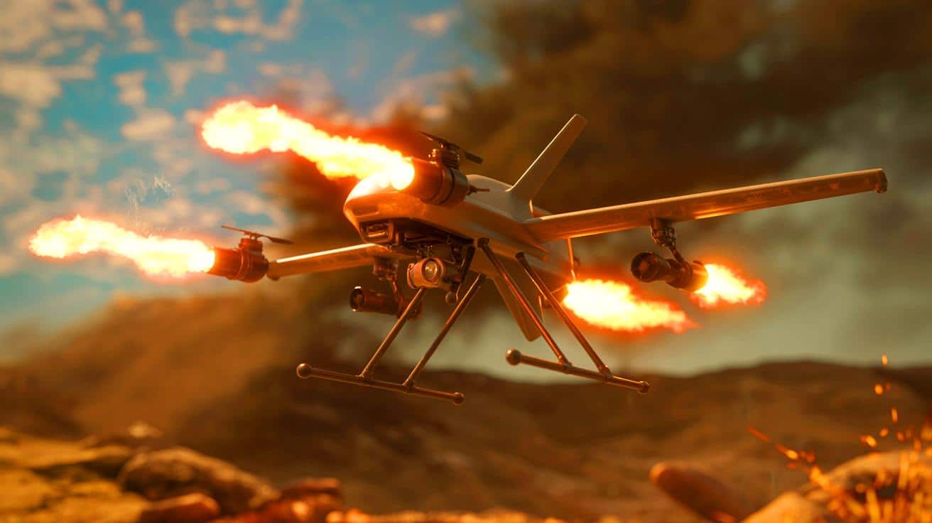 « Un drone lance-flammes sème la terreur » : à Kiev, les Ukrainiens dénoncent une nouvelle arme barbare et des crimes de guerre