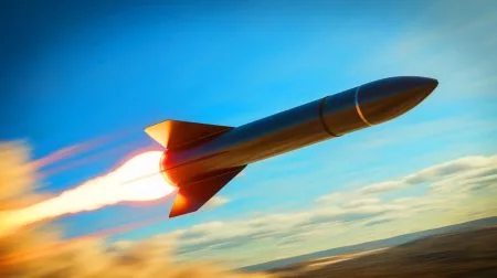 Illustration de l'utilisation innovante de l'hélium pour améliorer la propulsion et la furtivité des missiles.