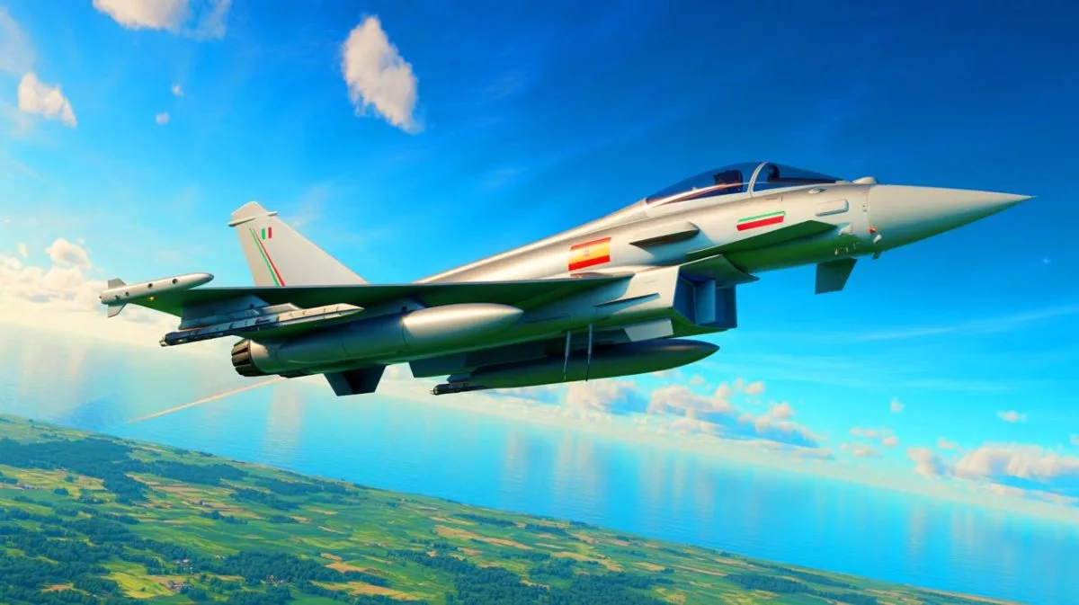 Illustration de la relance du programme Eurofighter grâce aux commandes de l'Espagne et de l'Italie.