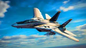 Illustration de l'évolution et de l'impact du F-14 Tomcat dans l'histoire de l'aviation navale américaine.