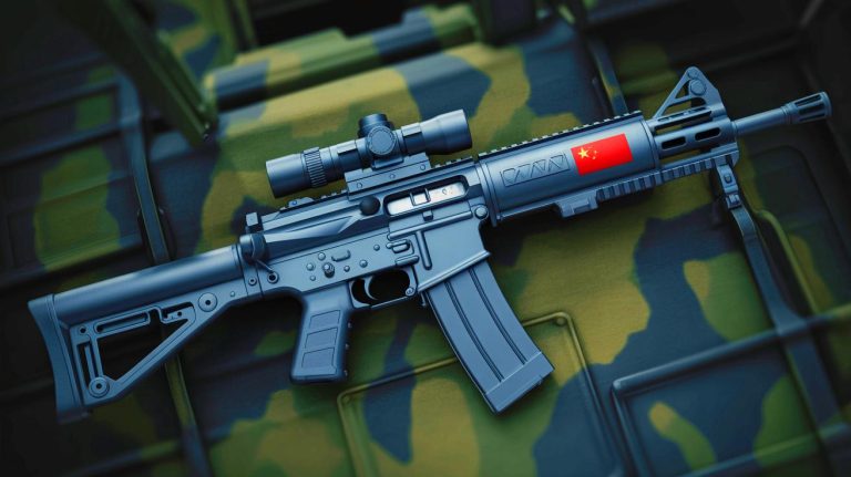 « Dernière innovation » : les gardes d&rsquo;honneur chinois exhibent des fusils QBZ-191 qui transforment la parade militaire